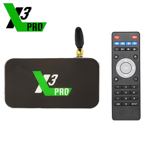 Original UGOOS X3 PRO X3 CUBE 4GB DDR4 32GB Amlogic S905X3 Android 9.0 Smart TV Box 2.4G 5G Wifi 1000Mbps 4K media player ► Photo 1/6