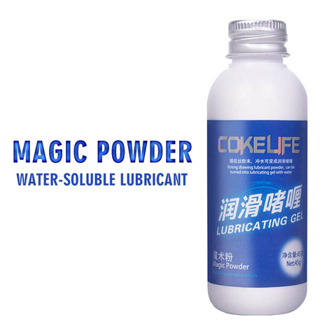 COKELIFE Magic Powder Lubricant Mix With Water 5g Create 50g Water Based Lubricants Fisting For Sex Anal Gel & Body Massage Oil ► Photo 1/6