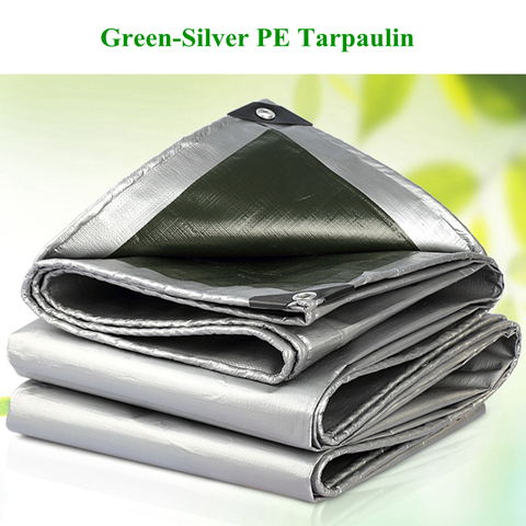 0.32mm PE Tarpaulin Rainproof Cloth Outdoor Awning Garden Plant Shed Truck Canopys Waterproof Shading Sail Pet Dog House Cover ► Photo 1/6