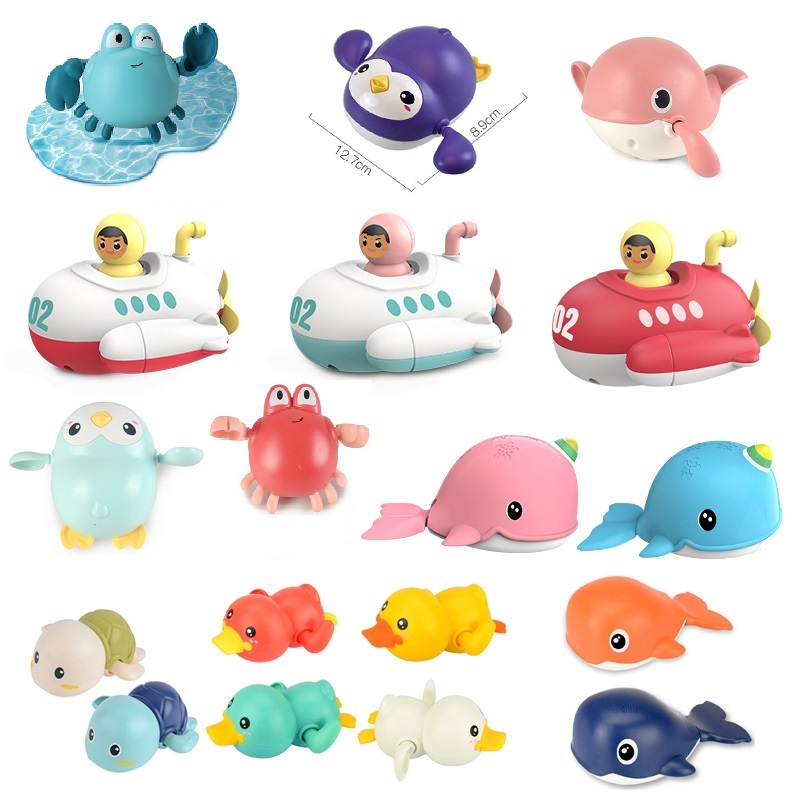 Bath Baby Toys Kids Animal Float Toy Water Children Animals Swimming Play 6A 