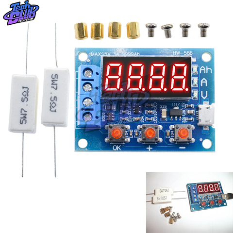 1.2V 12V HW-586 18650 Li-ion Lithium Battery Capacity Tester Resistance Lead-acid Battery Capacity Meter Discharge Tester ► Photo 1/6