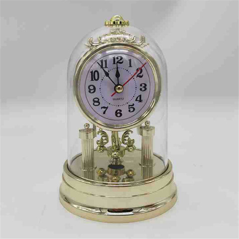 European Style Mute Clock Retro Alarm Clocks Stopwatch Table Clock For Living Room Office Desktop Decoration Clock Watch Gifts ► Photo 1/6