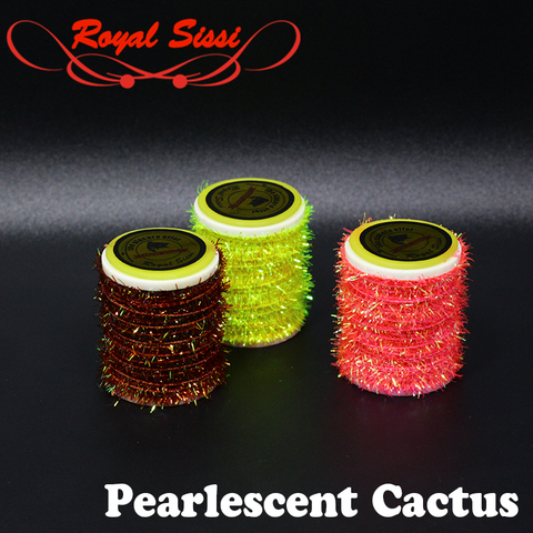 10 optional colors pearlescent cactus chenille spooled fly body decorating fly tying thread pearl reflection fly tying materials ► Photo 1/6