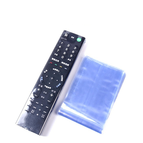 10Pcs/set Clear Film TV Remote Control Case Cover Air Condition Remote Control Protective Anti-dust Bag 6/8*25cm ► Photo 1/4