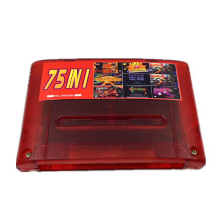 Super 75 in 1 EUR Version Chip Save With Game Clock Tower Final Game Fantasy VI Dragon Quest I & II Secret of Mana Terranigma ► Photo 1/2