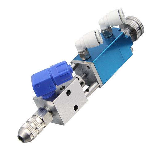 Pneumatic Micrometer UV Glue Dispenser Valve Precision Thimble Dispensing Valve Dispensing tools ► Photo 1/5