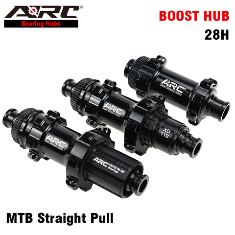 ARC 28H Boost Hub Straight Pull MTB Hub 15x110 12x148 Front 2 Rear 4 Bearing Hub Bicycle Hub Shimano / Sram XDR 8 9 10 11 Speed ► Photo 1/6