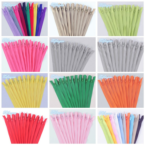 100pcs 3# (3-10 inches) 7.5-25CM closed nylon coil zipper tailor sewing process multi-color optional ► Photo 1/6