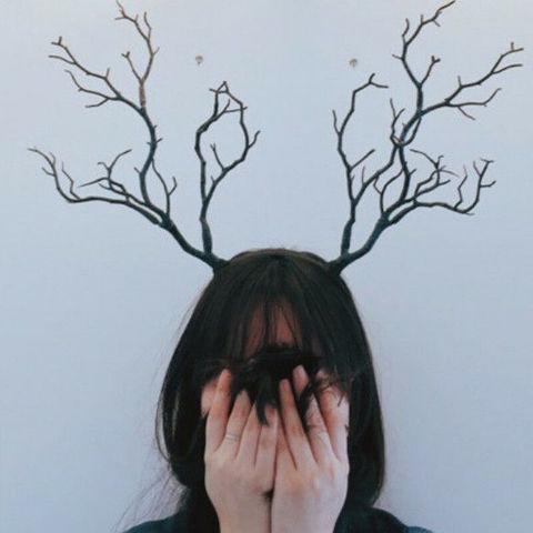 Long Antlers Tree Branches Headband Gothic Halloween Christmas Costume Women Hairband Props Cosplay Party Fancy Dress NEW ► Photo 1/6
