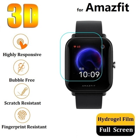 3D Hydrogel Protective Film for Amazfit Bip U S (Not Glass) for Amazfit Pop Pro Bip U S 2022 Screen Protector Film Foil ► Photo 1/6