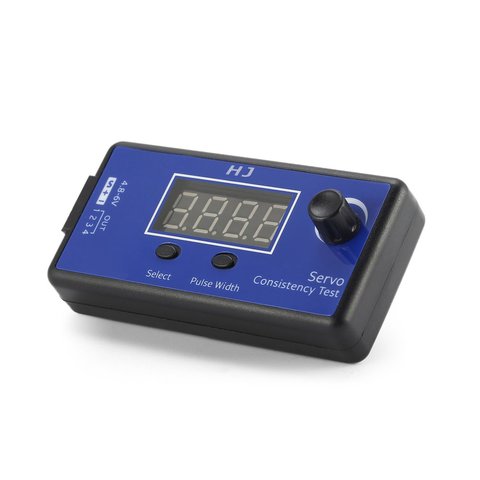 DC 4.8-6V Mini 3 Modes Digital Servo/ESC Consistency Tester Steering Gear Measurement for RC Helicopter Airplane Car Tool ► Photo 1/6