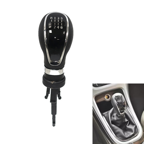 Manual Gear Shift Knob Head Gear Cover Shift Lever Stick For Opel Vauxhall Insignia A Astra J Mokka Corsa ASTRA insignia 1.6T ► Photo 1/6