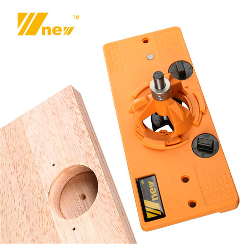 Concealed 35MM Cup Style Hinge Jig Boring Hole Drill Guide + Forstner Bit Wood Cutter Carpenter Woodworking DIY Tools ► Photo 1/6