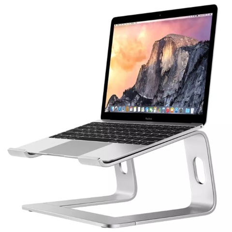 Aluminum Alloy Notebook Bracket Raise Computer Desktop Metal Base Heat Dissipation Anti-Skid Stand ► Photo 1/6