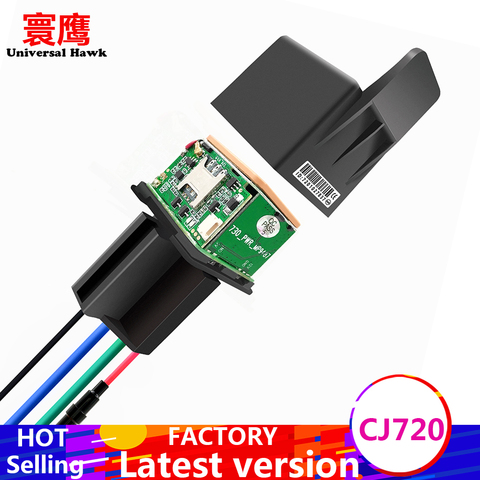 NEW CJ720 Better Tracking car Relay GPS Tracker Device GSM Locator Remote Control Anti-theft Monitoring Cut off oil power System ► Photo 1/6