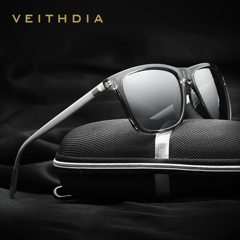 VEITHDIA Sunglasses Polarized Lens Brand Sunglasses Men Women Vintage Sun Glasses Eyewear gafas oculos de sol masculino 6108 ► Photo 1/6