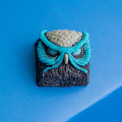 1pc handmade resin key cap for MX switch mechanical keyboard Owl multi-color personalized resin keycaps color can be customized ► Photo 1/4