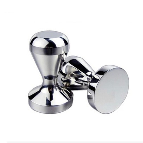 High Quality 51MM Steel Handle Coffee Tamper Bean Hammer Flat Espresso Press base Coffee Tamper ► Photo 1/6