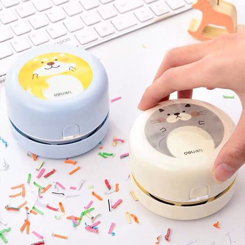 2022 Sharkbang Kawaii Rechargeable Mini Portable Desktop Cleaner Household Wireless Cleaner Cleaning Paper Dust Suction Rubber ► Photo 1/6