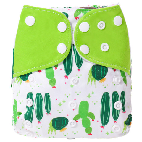 [simfamily]1PC 2022 New Reusable Waterproof Digital Printed Baby Cloth Diaper Adjustable Baby Nappies Fit 0-3years 3-15kg Baby ► Photo 1/6