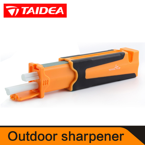 TAIDEA Professional Outdoor knife sharpener Multifunction Kitchen Sharpening Stone Grinder knives Ceramic Sharpener Tool ► Photo 1/6