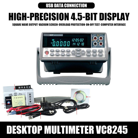 VC8245 4 1/2 Bench Desktop Display With High Precision MULTIMETER Ture RMS with USB Interface ► Photo 1/1