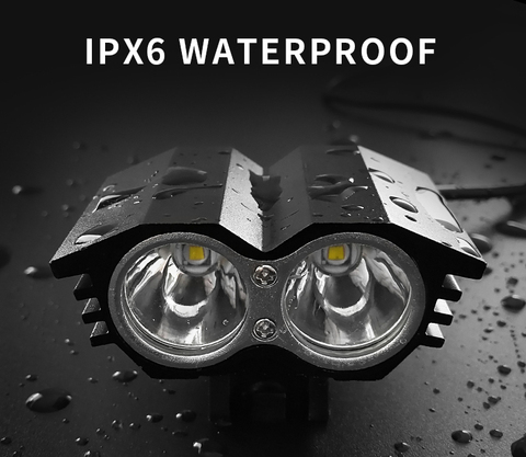 Waterproof T6 Bicycle Front Light Super Bright 3000 Lumen Cycling LED Lamp IPX6 Waterproof 4 Mode MTB Road Ridding Frontal Light ► Photo 1/6