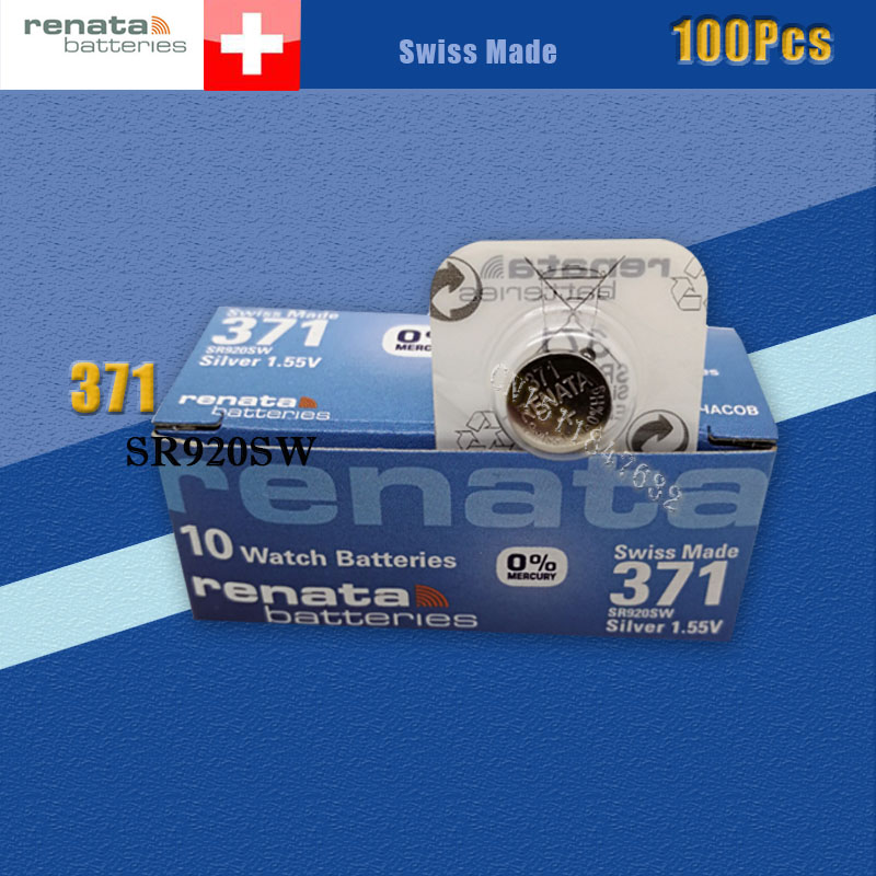 Renata 2Pcs 5Pcs silver oxide battery or 3V lithium battery Swiss Made 