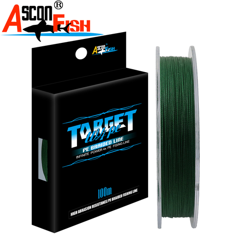 Super 100M 300M pe braided fishing line 4 Strands fishing cord thread never faded color carp fishing 2-100LB 0.06-0.55mm ► Photo 1/6