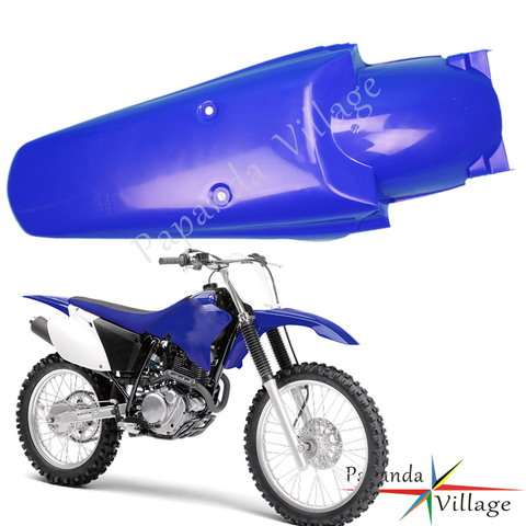 Blue Plastic Rear Fender Motocross Off Road Tail Mudguards Protector Universal for YAMAHA YZ YZF WR TTR 50 85 110 125 250 450  ► Photo 1/6