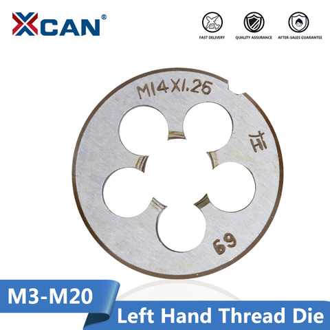XCAN 1pc Metric Left Hand Machine Thread Die Metalworking Screw Thread Machine Die M3 M6 M8 M10 M12 M14 M16 M18 M20 ► Photo 1/6