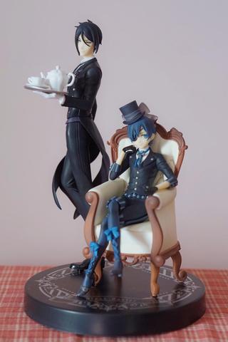 Black Butler Figure Sebastian Michaelis Original Ciel Phantomhive DXF Figure15CM Action Figure Model Toy ► Photo 1/4