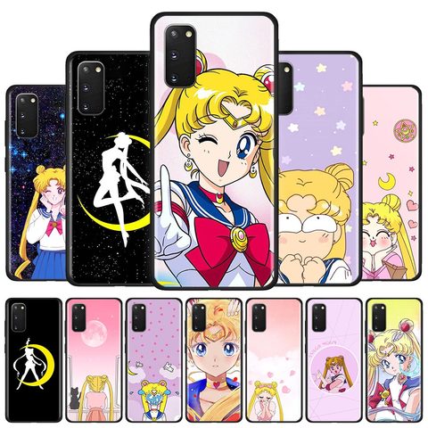 Buy Online Sailor Moon Anime Silicone Phone Case For Samsung Galaxy S21 Ultra S10e S10 5g S Fe S8 S9 Plus S7 Edge Back Cover Coque Capa Alitools
