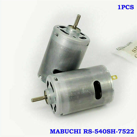 MABUCHI RS-540SH-7522 DC Motor 7.4V 9.6V 6V-12V 30000RPM High Speed Power Electric Tools Motor threaded shaft ► Photo 1/5