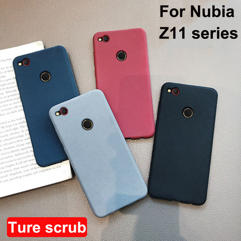 For ZTE Nubia Z11 Z11mini Z11miniS Z11Max Case Z11 miniS Rock sand Silicone scrub soft back cover Z11 MAX coque Z11 mini shell ► Photo 1/6