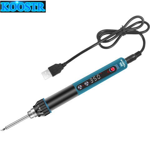 CXG 968 Mini Portable Soldering Iron Intelligent Adjustable Constant Temperature Sleep Function LED Display Portable Weld Tool ► Photo 1/6