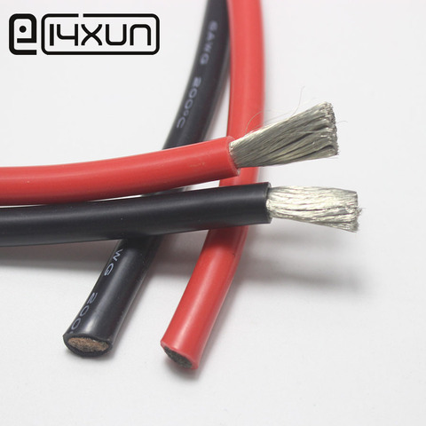 10 METER  ( Red + Black ) 13AWG 12AWG 14AWG 16AWG 22AWG 24AWG 30AWG Heatproof Soft Silicone Wire Cable For RC Model Battery Part ► Photo 1/6
