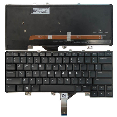 NEW US keyboard for DELL Alienware 15R3 15 R4 13 R3 laptop Keyboard with Backlit 0D69R2 PK1326S1C02 ► Photo 1/5