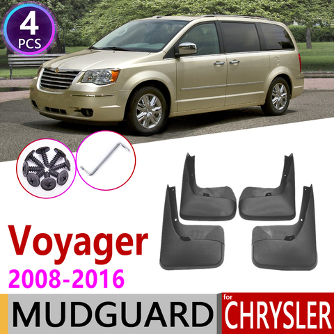 Mudflap for Chrysler Voyager 2008~2016 Fender Mud Guard Splash Flaps Mudguard Accessories 2009 2010 2011 2012 2013 2014 2015 ► Photo 1/6