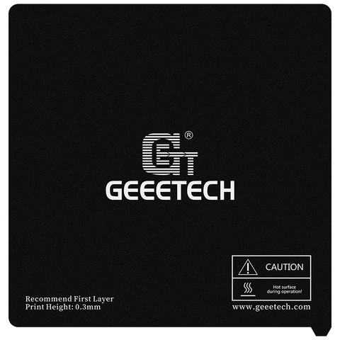 GEEETECH 3mm Aluminum Substrate Hot Bed/Mylar Piece 235mm*235mm 260*260 330*330 for Geeetech A10.A20.A10M.A20M.A30.A30M ► Photo 1/3