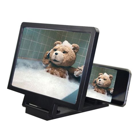 Screen magnif 3D Movie Amplifier 3X Zoom Enlarged Phone Screen 3D Video Amplifier Radiation Eye Treasure For phone holder ► Photo 1/1