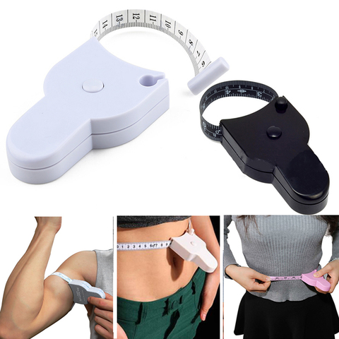 5 Pack - WHITE 60 Retractable Body Tape Measure Medical US Seller