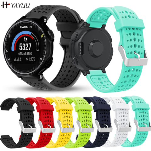 YAYUU For Garmin Forerunner 235 Band Silicone Strap Bracelet For Garmin Forerunner 220/230/235/620/630/735XT/235 Lite Accessory ► Photo 1/6