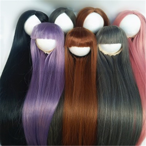 1/3 1/4 1/6 1/8 1/12 BJD SD wig male and female dolls high temperature fiber long straight  doll hair 25 color ► Photo 1/6
