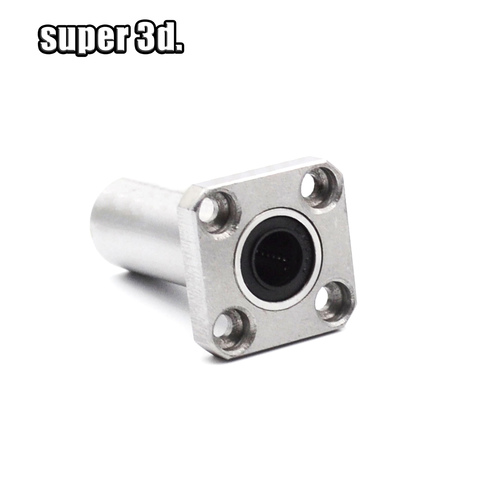 LMK8LUU LMK10LUU LMK12LUU  LMK16LUU 8mm Long Square Flange Type Linear Motion Ball Bearing Bushing CNC Parts 10mm for 3D printer ► Photo 1/5