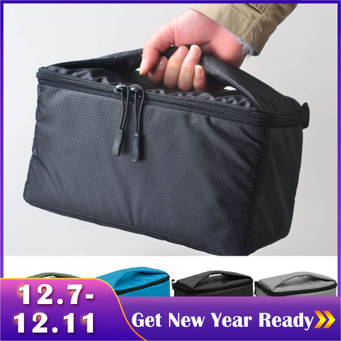 Besegad Portable Camera Insert Padded Bag Case Pouch Holder Shockproof with Dividing Partition for DSLR Sony Canon Nikon Pentax ► Photo 1/6