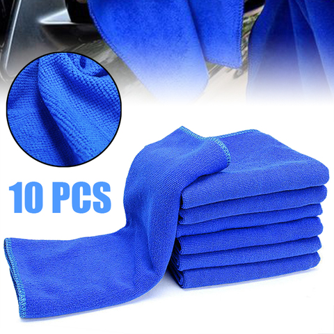 10pcs Microfibre Cleaning Auto Soft Cloth Washing Cloth Towel Duster 30*30cm Car Home Cleaning Micro fiber Towels ► Photo 1/6