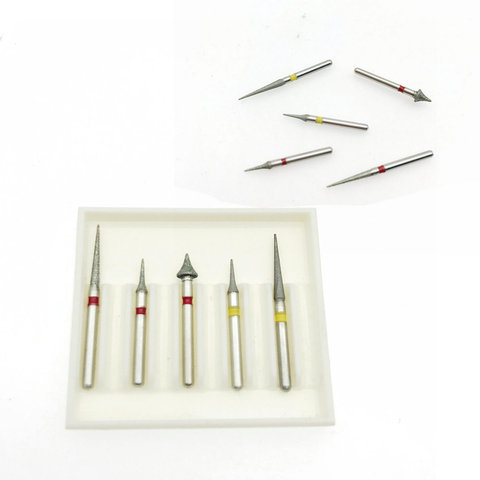 Dental Interproximal Enamel High Speed Diamond Burs Tooth Drill Set 5pcs/kit ► Photo 1/6