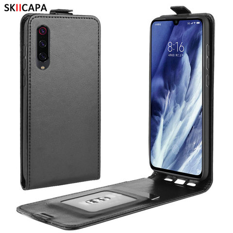 Vertical Flip Leather Case for Xiaomi Mi 9 Pro Mi9 Lite 9t cc9 A2 Play Phone Cover Redmi Note 8 pro 8A 7A 6A 6 Pro S2 Back Cover ► Photo 1/6