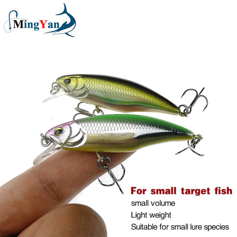 1 Pcs Small Lures for Minnow Fishing Lure Japanese Style Bait 4.5g 52mm Slowly Sinking Minnow Mini Hard Bait for Perch Trout ► Photo 1/1
